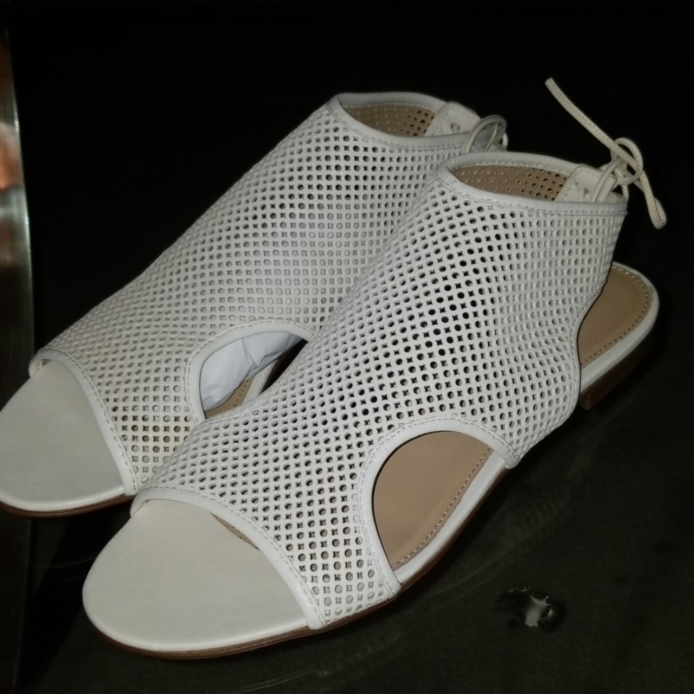 NWT J. Crew Cream Sandals